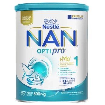 Суміш молочна Nestle NAN-1 Optipro з 0 місяців 800 г