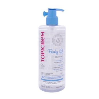 Очищуючий гель для купання Топікрем Бейбі Topicrem Baby Мое 1е 2 в 1 флакон 500 мл