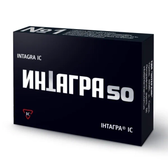 Інтагра ІС таблетки вкриті оболонкою 50 мг №1