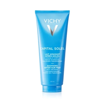 Молочко після засмаги Vichy Капіталь Солей із заспокоюючим та довготривалим зволожуючим ефектом для обличчя та тіла 300 мл