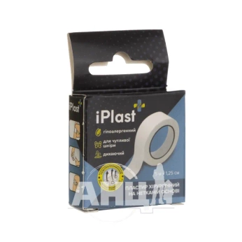 Пластир Iplast хірургічний 5 м х 1,25 см на нетканій основі