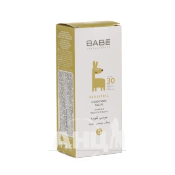 Дитячий крем для обличчя Babe Laboratorios з SPF 30 зволожуючий 50 мл