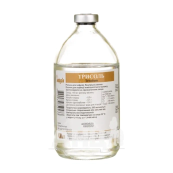 Трисоль розчин для інфузій пляшка 400 мл