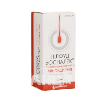 Пілфуд Босналек спрей нашкірний розчин 2 % флакон з розпилювачем 60 мл