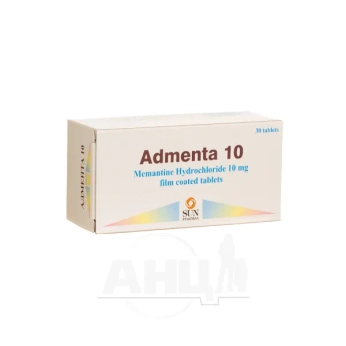 Адмента 10 таблетки покрытые пленочной оболочкой 10 мг блистер №30