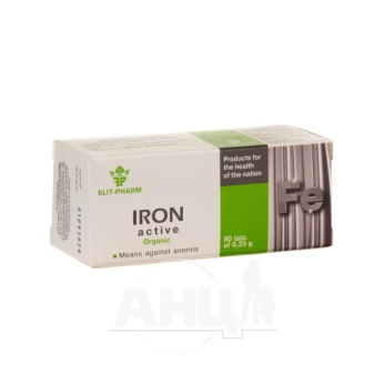Железо-активное таблетки 0,25 г №80
