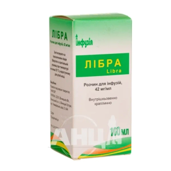 Лібра розчин для інфузій в/в 42 мг/мл пляшка 100 мл №1