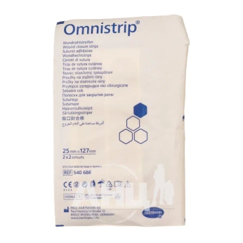Смужки для безшовного закриття ран Omnistrip стерильні 25мм х 127мм №4
