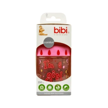 Бутылочка для кормления Bibi с широким горлышком 250 мл 110990