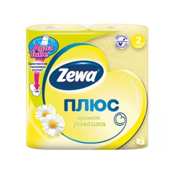 Туалетная бумага Zewa Плюс ромашка №4