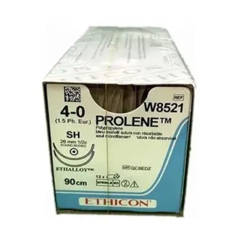 Prolene w8521 4/0 90 см 2 иглы 26 мм колющие №1