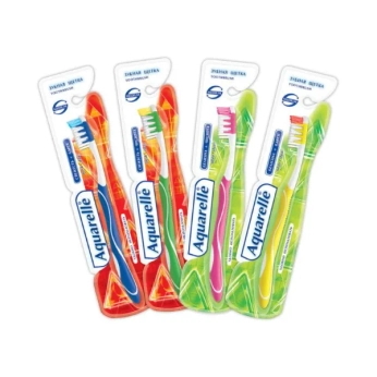 Зубная щетка акварель средней жесткости