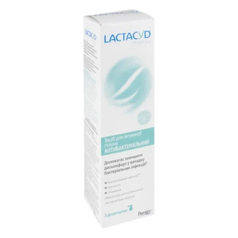 Засіб Lactacyd Pharma антибактеріальний для інтимної гігієни з дозатором 250 мл