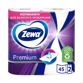 Бумажное полотенце Zewa premium белые №2