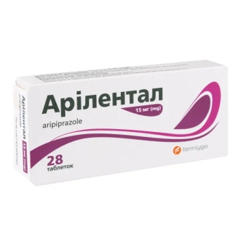 Арилентал таблетки 15 мг блистер №28