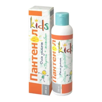 Олія дитяча Kids персик + жожоба флакон 200 мл
