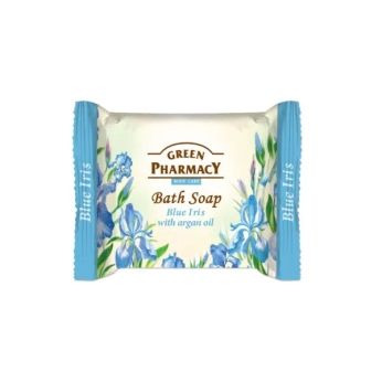 Туалетное мыло Green Pharmacy Голубой ирис с маслом арганы 100 г