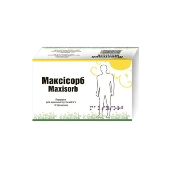Максисорб порошок для оральной суспензии 2 г флакон №12