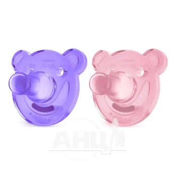 Пустышка Philips AVENT 194/02 для девочек 0-3 мес №2