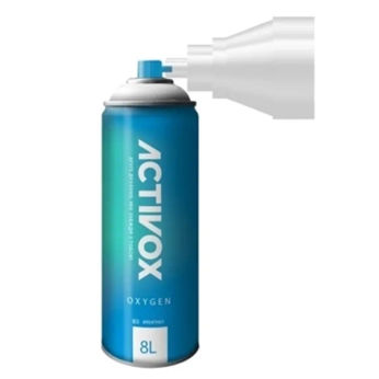 Ингалятор портативный кислородный рекреационный Активокс Activox 8 литров AR-001