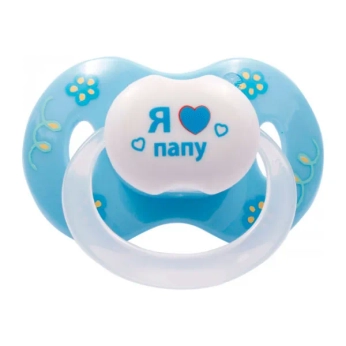 Пустышка силиконовая круглая Курносики 7015 0-6 мес