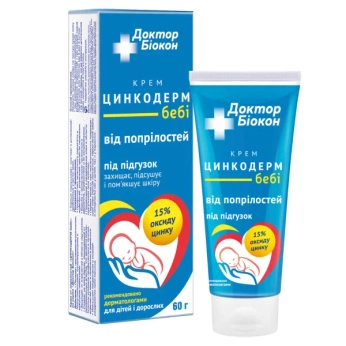 Крем от опрелостей Биокон Доктор Биокон цинкодерм беби 60 г