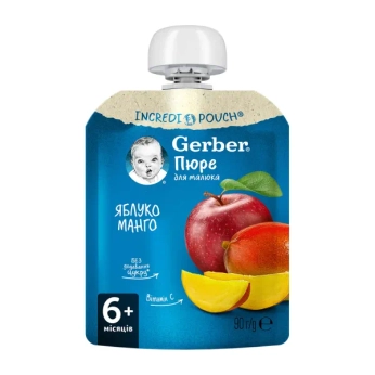 Пюре Gerber яблуко та манго 90 г