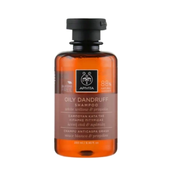 Шампунь Apivita від жирної лупи з вербою і прополісом 250 мл