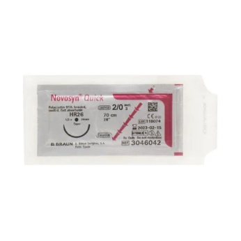 Новосін ПГА USP 2/0 (3) 70см голка hr 26 m №36