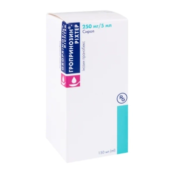 Гропринозин-Рихтер сироп 250 мг/5 мл флакон 150 мл
