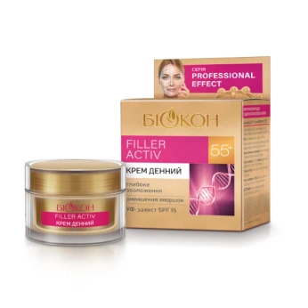 Денний крем Біокон Professional Effect Filler Activ 55+ 50 мл