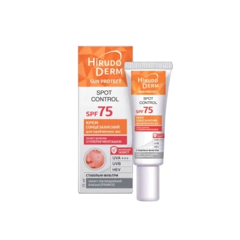 Крем солнцезащитный для проблемных зон spf 75 Spot control hirudo derm sun protect 25 мл