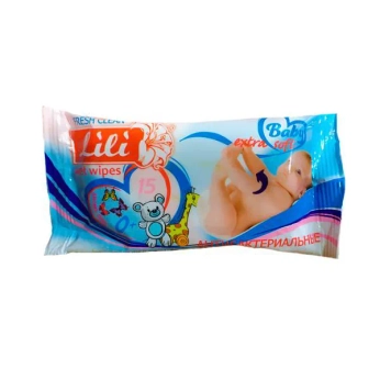 Салфетки влажные Lili для детей календула №15