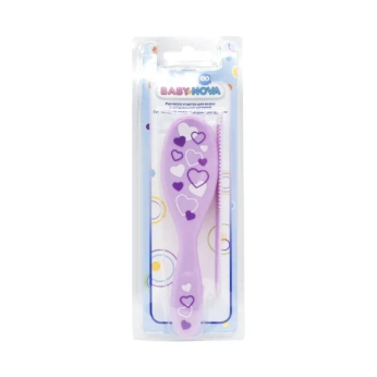 Набор TM babynova 33224-2 расческа + щетка