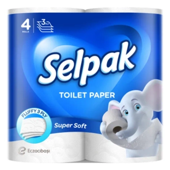 СЕЛПАК ТУАЛ. БУМ. №4 БЕЛ  4492