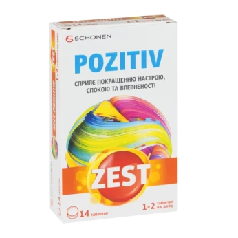Зест позитив таблетки №14