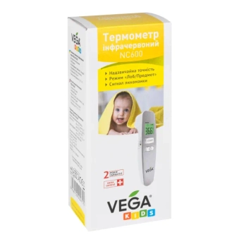 Безконтактний інфрачервоний термометр Vega NC-600 лобний