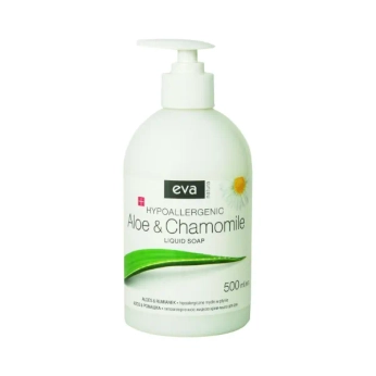 Жидкое крем-мыло для чувствительной кожи рук Eva Natura алоэ и ромашка 500 мл