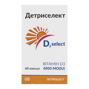 Детриселект 4000МЕ капсулы №60
