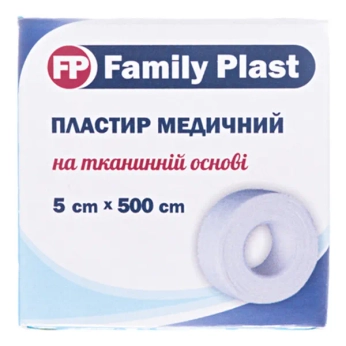 ПЛАСТЫРЬ ФЕМИЛИПЛАСТ ТКАН. 5СМХ500СМ №1