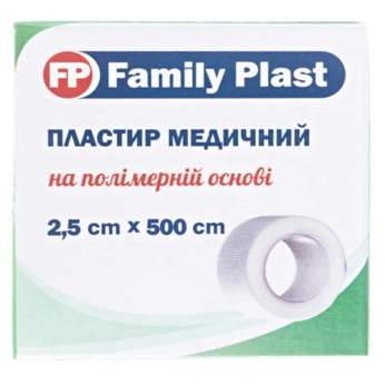 ПЛАСТЫРЬ ФЕМИЛИПЛАСТ ПОЛИМЕР. 2,5СМХ500СМ №1