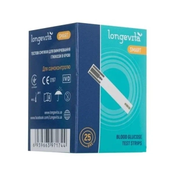 Тест-смужки Longevita Smart №25