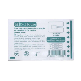 Пластырь Dr. House для фиксации катетера 6 х 8 см