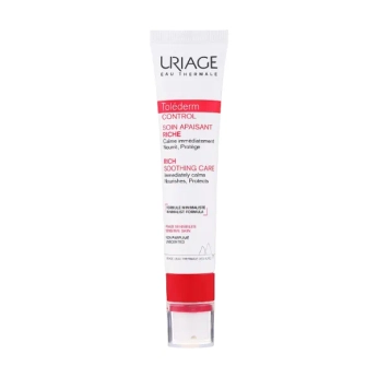 Успокаивающий крем для чувствительной кожи лица Uriage Tolederm Control Rich 40 мл