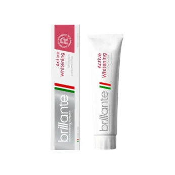 Зубная паста Brillante Active отбеливающая ежедневный комплексный уход 75 мл
