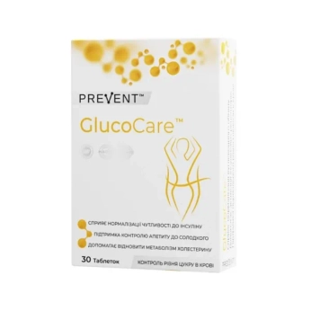 Глюкокеа glucocare контроль рівня цукру в крові таблетки №30