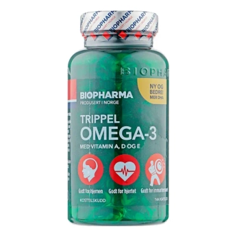 Омега-3 Biopharma Trippel Omega-3 Тройные капсулы №144