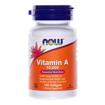 НОВ NOW ВИТАМИН А 10000 МЕ КАПС.№100  3300