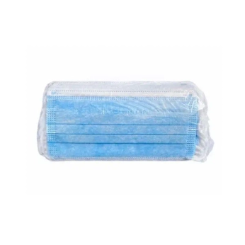 Маска медична нестерильна захисна блакитна №1