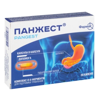 Панжест капсулы №20